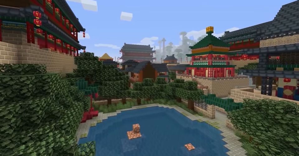 Набор скинов и карта с храмами: в честь наступающего китайского Нового года в Minecraft добавили тематический контент