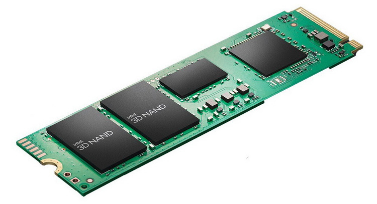 Intel представила серию доступных накопителей SSD 670p — до 2 Тбайт QLC и до 3500 Мбайт/с