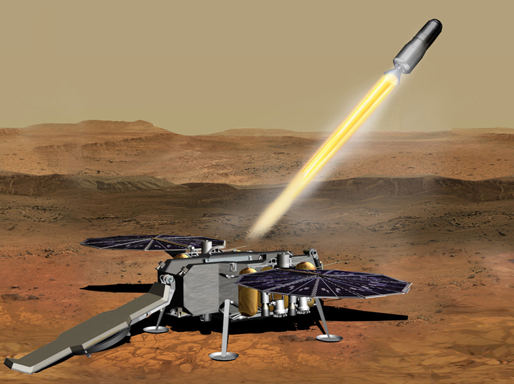NASA нашла производителя двигателя для ракеты, которая заберёт образцы грунта с Марса