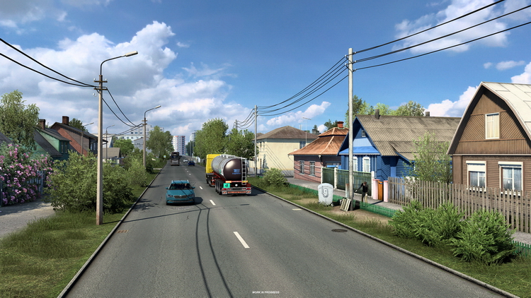 Какие города россии есть в euro truck simulator 2