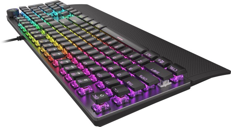 Игровая клавиатура Genesis Thor 401 RGB наделена механическими переключателями Kailh Brown