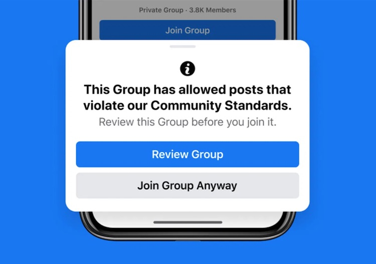 Facebook перестанет рекомендовать потенциально опасные группы и начнёт ограничивать пользователей-нарушителей