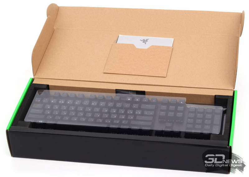  Упаковка клавиатуры Razer BlackWidow V3 Pro 