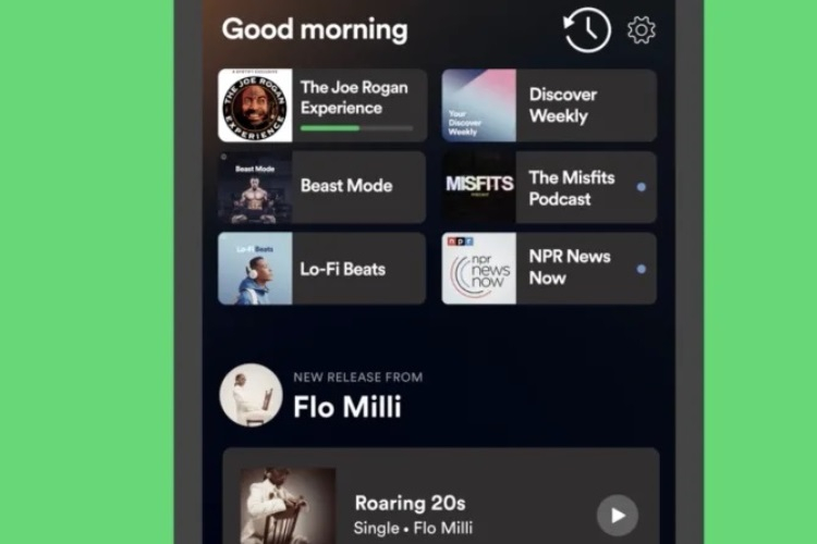 Spotify получил обновлённый дизайн пользовательского интерфейса