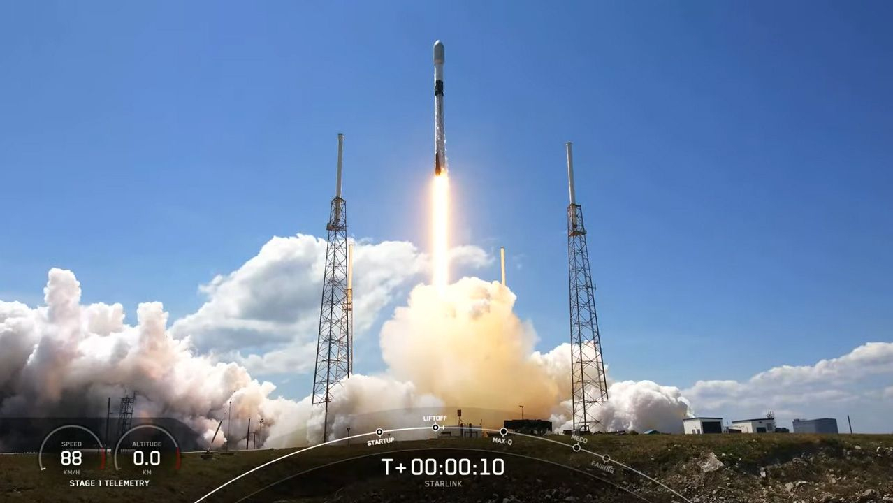 SpaceX вывела ещё 60 спутников Starlink и приближается к первоначальной цели в 1440 аппаратов