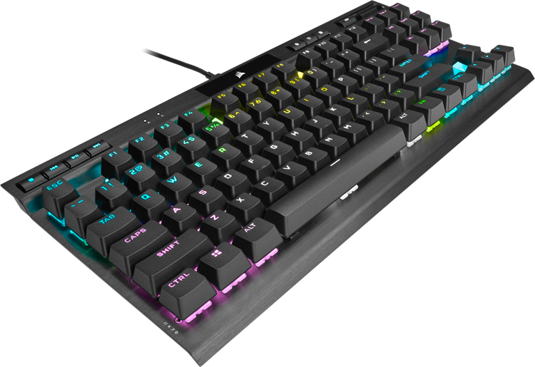 Компактная игровая клавиатура Corsair K70 RGB TKL механического типа оценена в $140