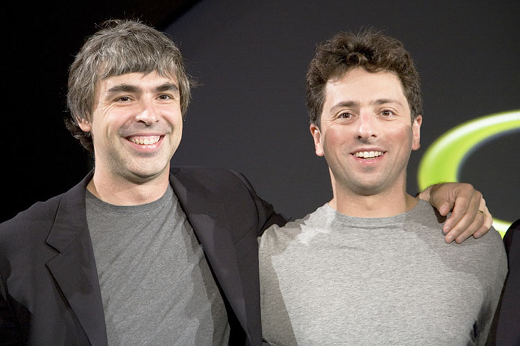Larry Page and Sergey Brin (James Leynse | Corbis Historical | Getty Images)