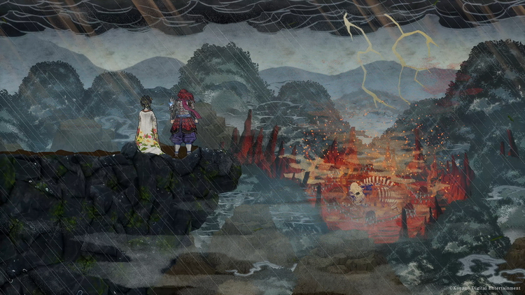 Konami представила стильный роглайк-экшен GetsuFumaDen: Undying Moon в стиле японской живописи