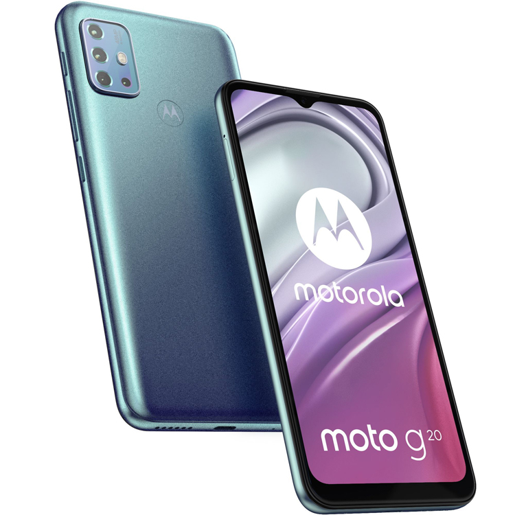 Недорогой смартфон Moto G20 предстал на новых пресс-изображениях