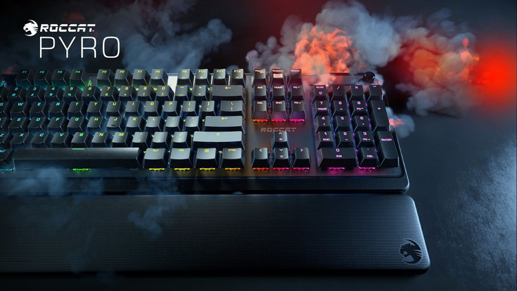 Roccat представила игровые клавиатуры Magma и Pyro с RGB-подсветкой