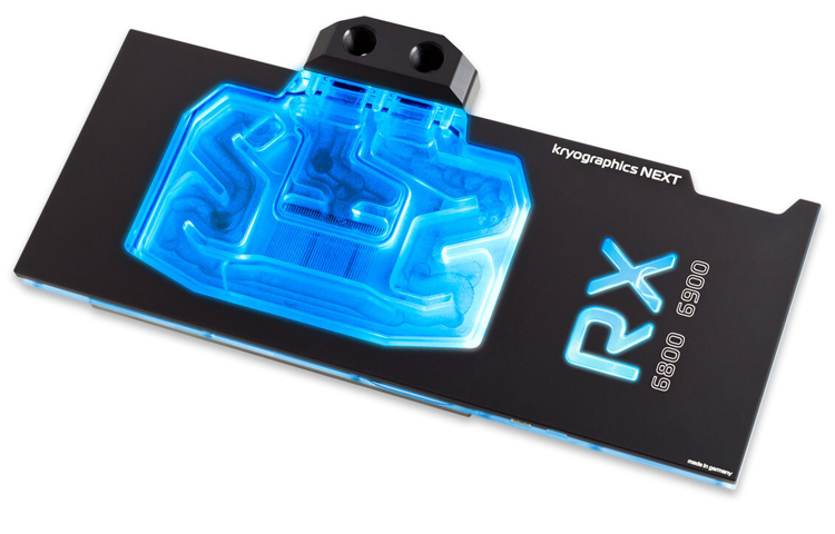 Aqua Computer представила новый водоблок Kryographics NEXT для видеокарт Radeon RX 6800/6900