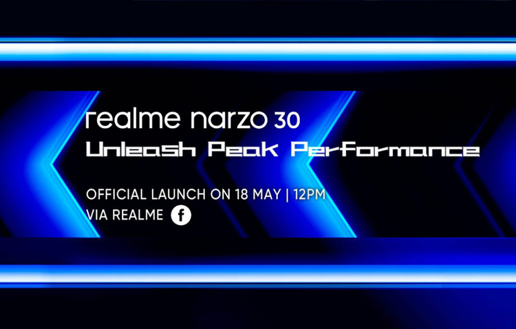 Смартфон Realme Narzo 30 с 6,5" экраном Full HD+ дебютирует 18 мая