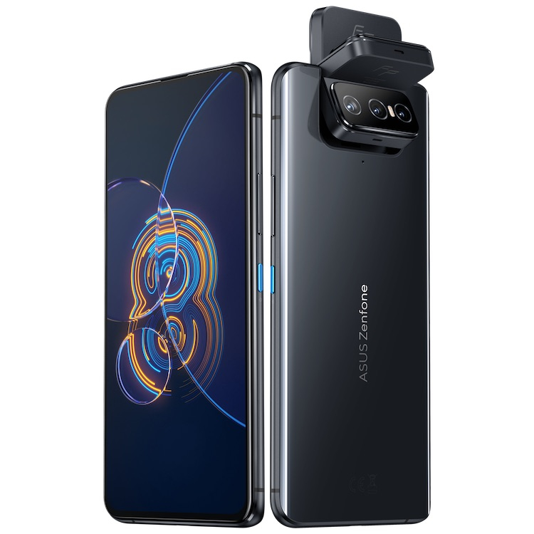 ASUS представила флагманский смартфон Zenfone 8 Flip с откидной тройной камерой