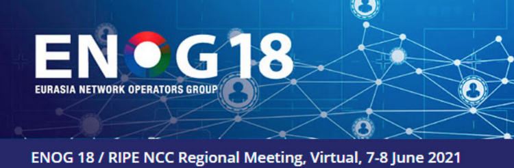 Конференция ENOG 18 / RIPE NCC Regional Meeting пройдёт 78 июня в онлайн-формате