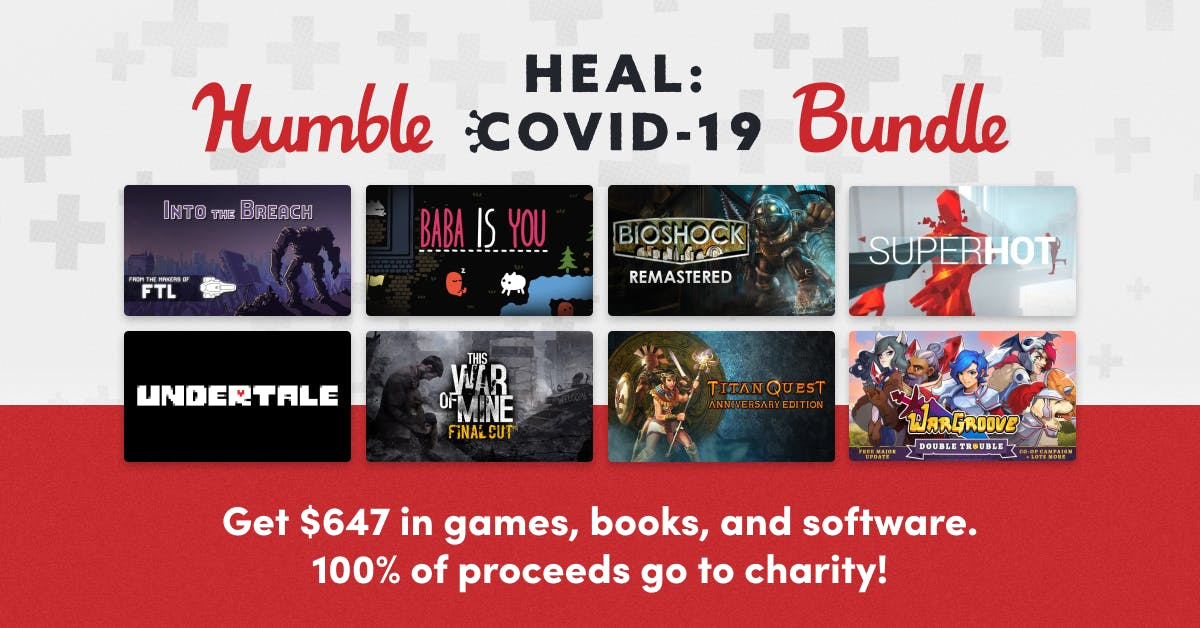 BioShock, Saints Row: The Third и другое: Humble Bundle продаёт сборник игр и книг для помощи больным COVID-19