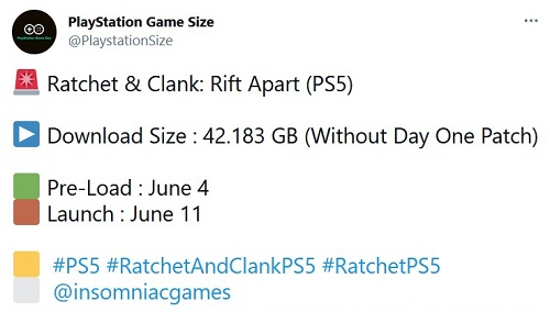 Утечка: предзагрузка Ratchet & Clank: Rift Apart начнётся за неделю до релиза