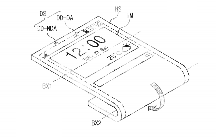 В Samsung придумали необычный смартфон, гнущийся в разные стороны