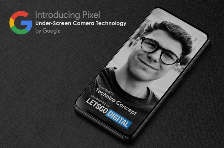 Google запатентовала подэкранную камеру для смартфонов Pixel