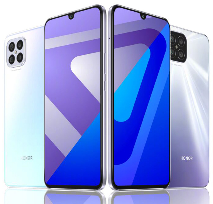 Представлен смартфон Honor Play5 с чипом Dimensity 800U, квадрокамерой и экраном Full HD