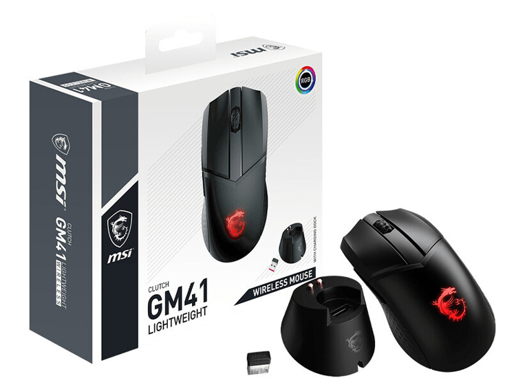 Мышь MSI Clutch GM41 Lightweight Wireless получила датчик на 20 000 DPI