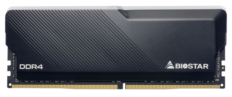 Biostar представила модули памяти RGB DDR4 Gaming X с частотой до 3600 МГц и подсветкой