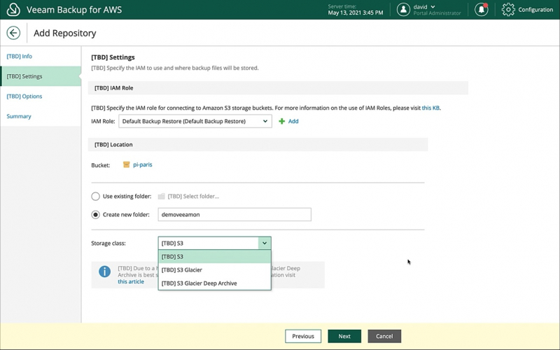  Veeam Backup for AWS v4 
