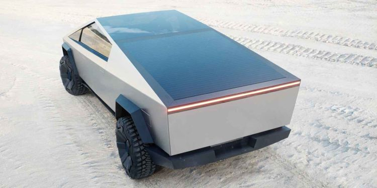 Tesla запатентовала крышку кузова для Cybertruck со встроенными солнечными панелями