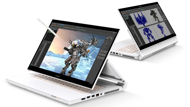 Acer представила ноутбуки для творчества ConceptD с процессорами Tiger Lake и видеокартами NVIDIA Ampere