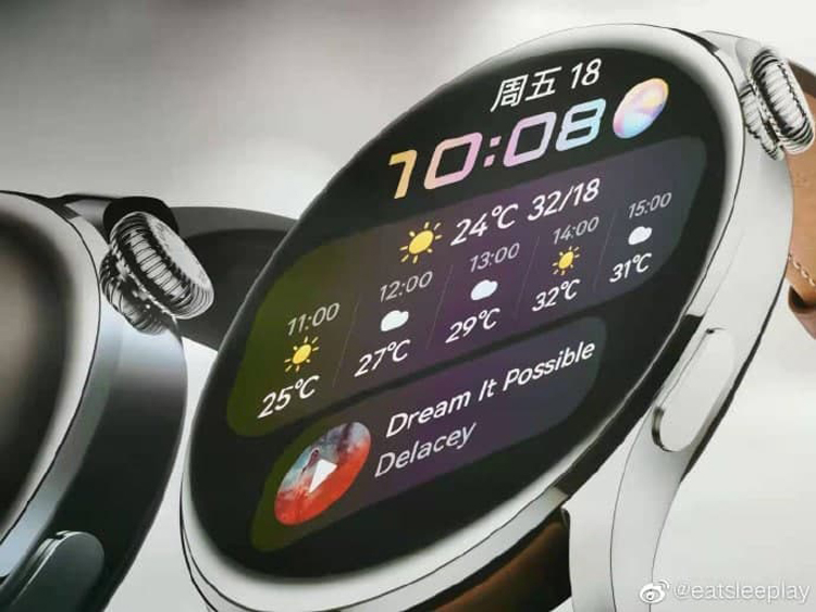 Рендеры Huawei Watch 3 намекают на премиум-уровень новых смарт-часов