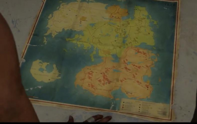 Пользователи показали, как выглядит карта мира в Far Cry 6