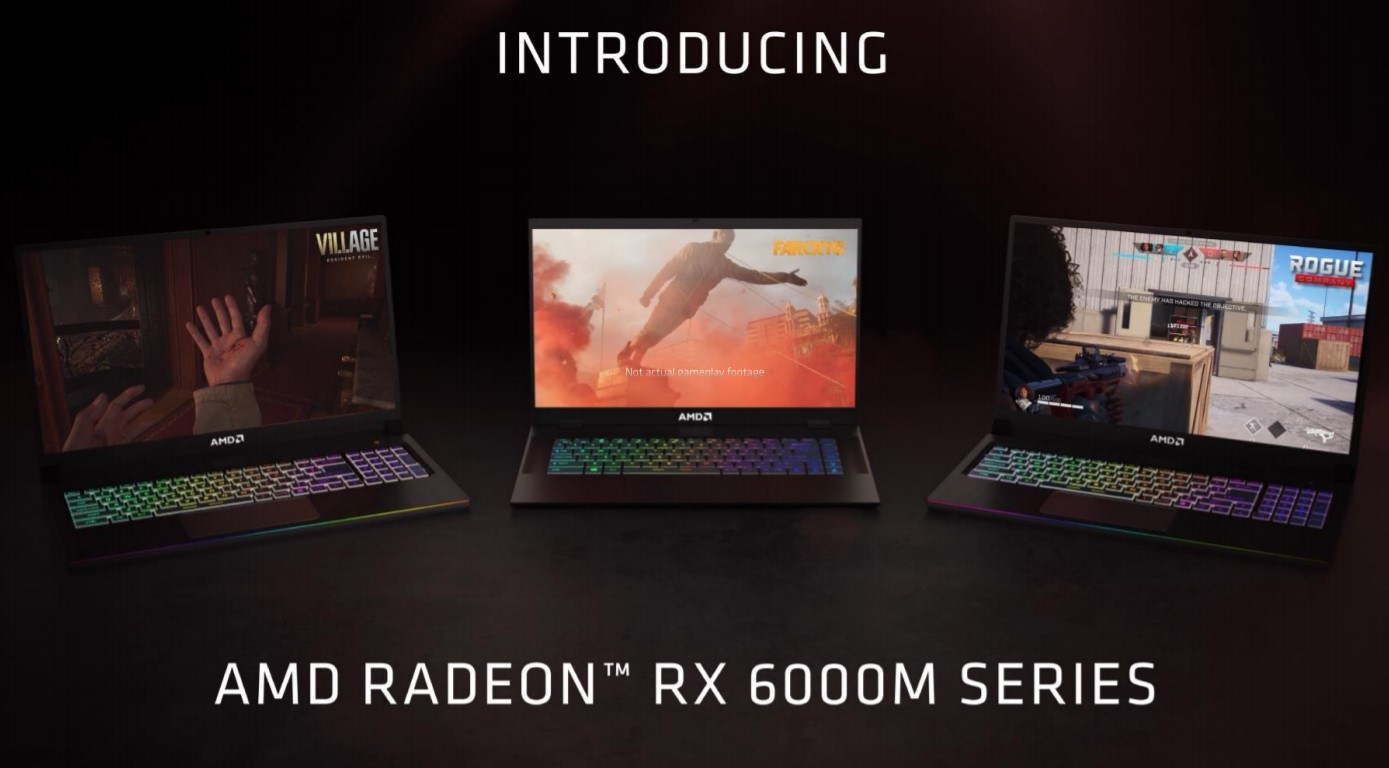 AMD представила Radeon RX 6000M — мобильные видеокарты для игр при 100 FPS и выше