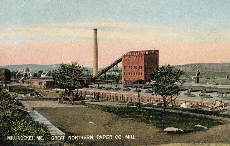  Wikimedia: The Great Northern Paper Mill in the early 20th century 