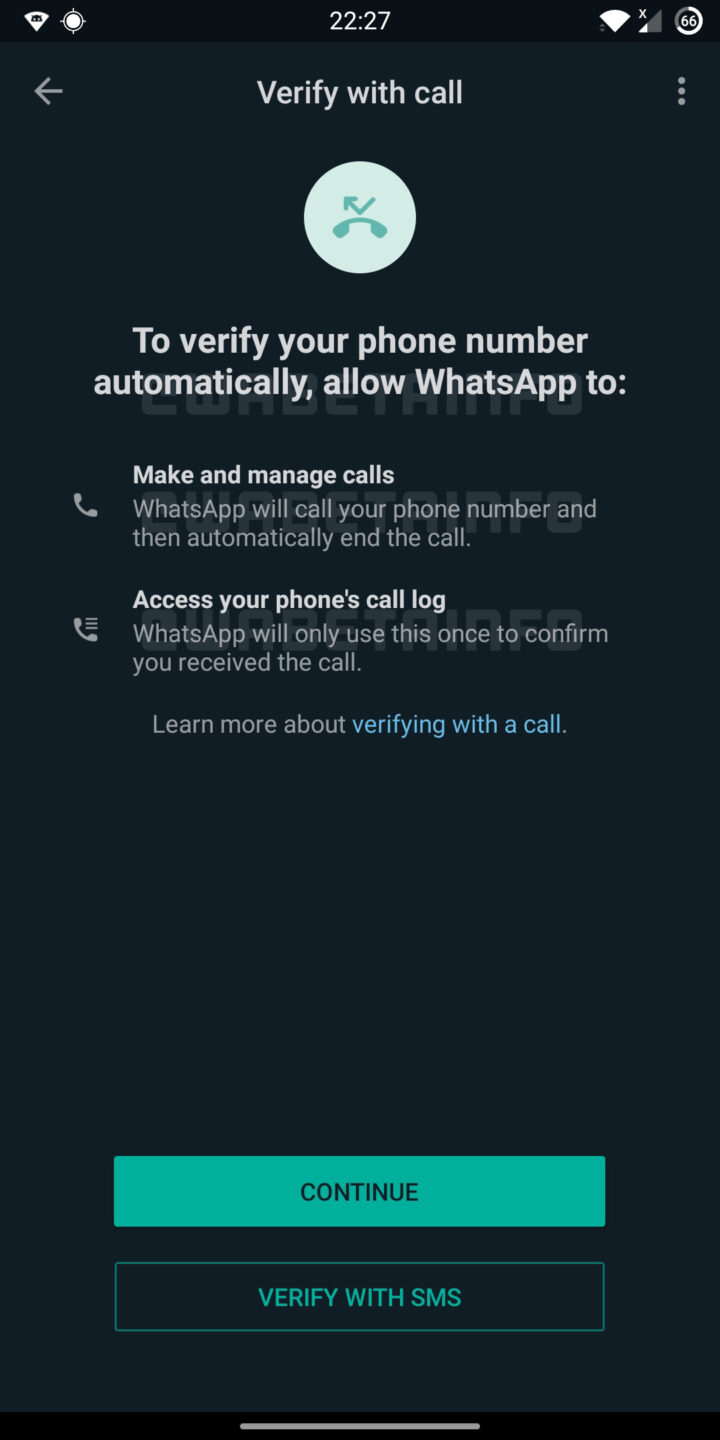 WhatsApp вскоре будет использовать звонок для подтверждения аккаунта