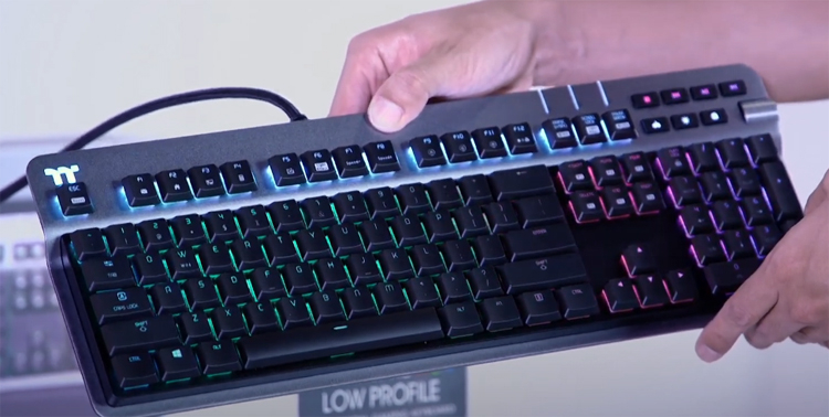Thermaltake представила механическую клавиатуру Argent K6 RGB на низкопрофильных переключателях