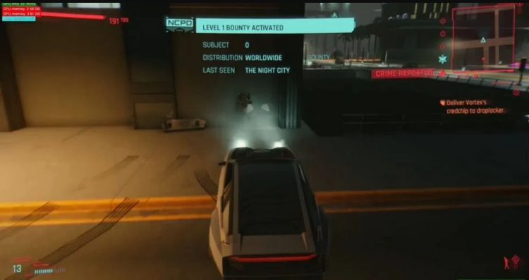 Утечка: в ранней версии Cyberpunk 2077 планировали реализовать систему полиции на манер GTA
