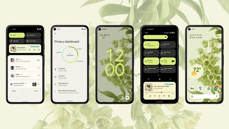 Вышла вторая бета Android 12 для разработчиков с улучшениями по части конфиденциальности и сетевых подключений
