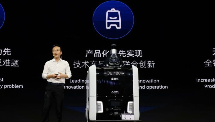На дорогах Китая появится тысяча роботов-курьеров от подразделения Alibaba