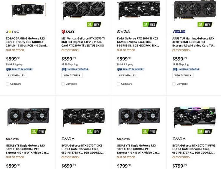 GeForce RTX 3070 Ti поступила в продажу — перекупщики, дефицит и огромные ценники