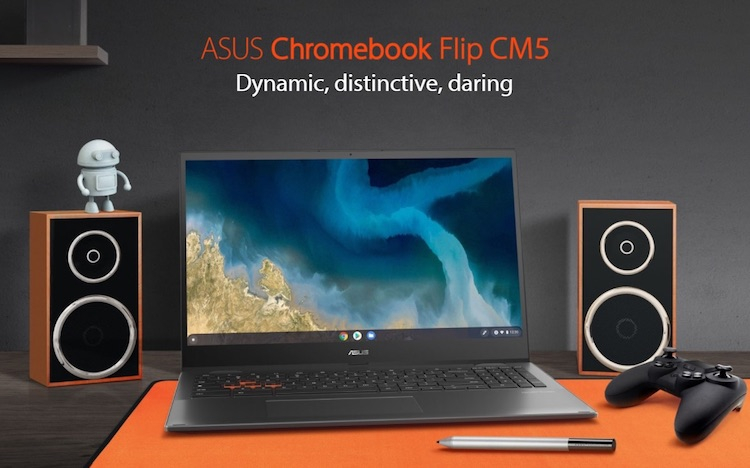 ASUS представила Chromebook Flip CM5 — игровой хромбук на AMD Ryzen для облачного гейминга