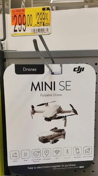 DJI Mini SE станет самым доступным дроном компании — всего $299