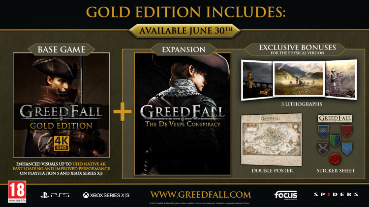 greedfall gold edition что нового