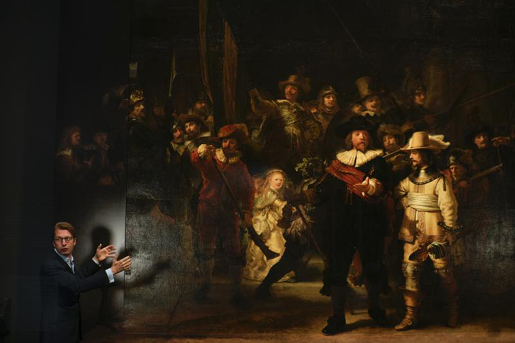 Искусственный интеллект вернул «Ночному дозору» Рембрандта недостающие части полотна