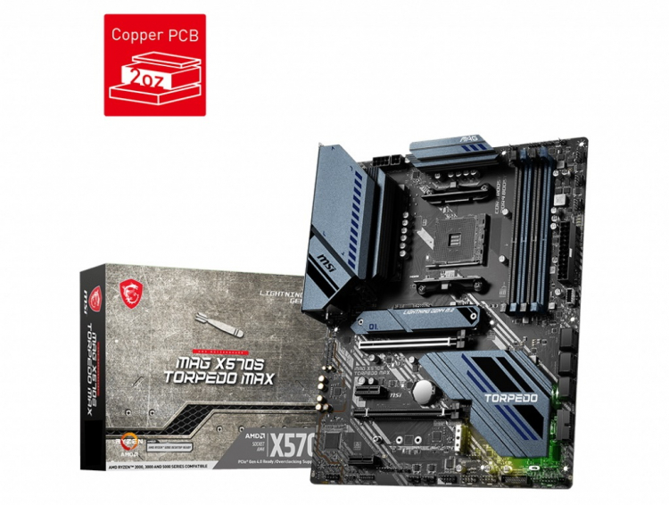 MSI представила материнские платы серии MAG X570S с пассивным охлаждением"