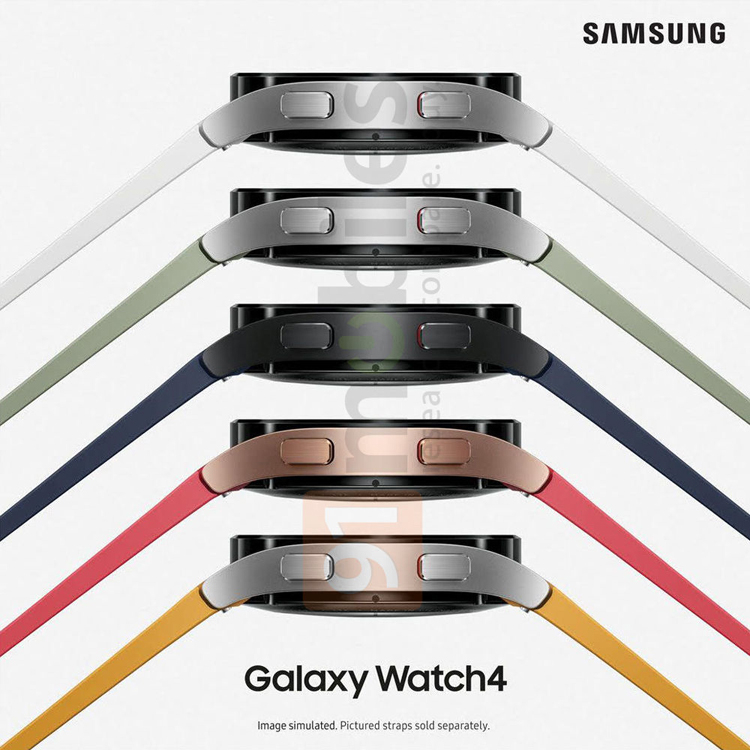 Часы Samsung Galaxy Watch4 предстали на качественных пресс-рендерах