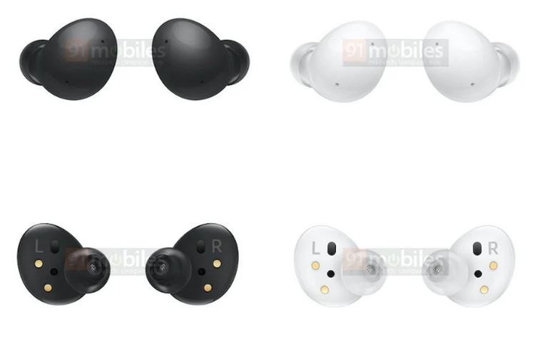 Пресс-рендеры раскрыли дизайн и цвета беспроводных наушников Samsung Galaxy Buds 2