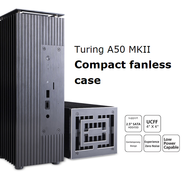Корпус Akasa Turing A50 MKII позволяет создать компактный бесшумный ПК
