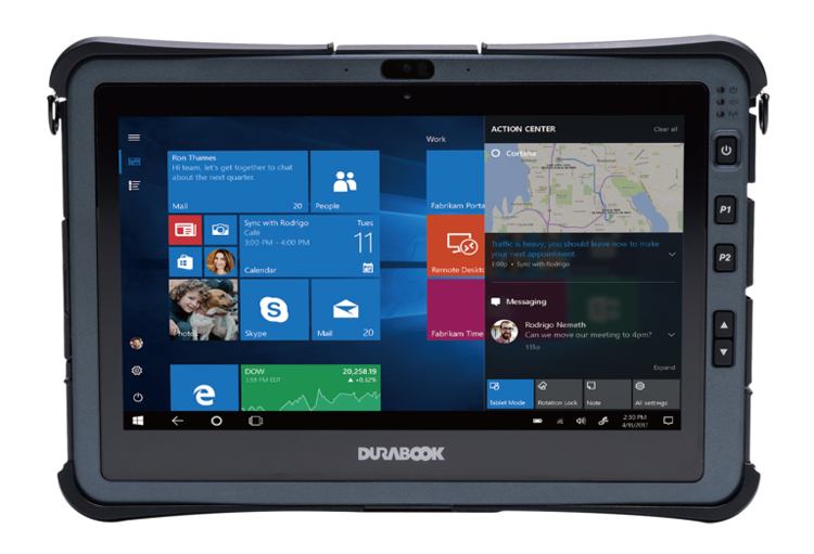 Всепогодный планшет Durabook U11 на базе Windows 10 Pro оснащён 11,6" дисплеем