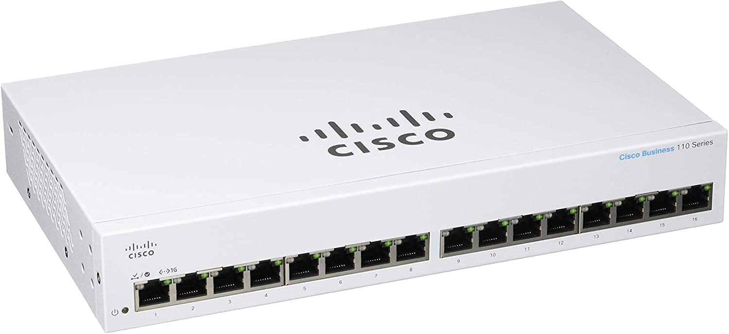 Неуправляемые коммутаторы Cisco CBS110-16T-EU помогут цифровой трансформации малого бизнеса / ServerNews