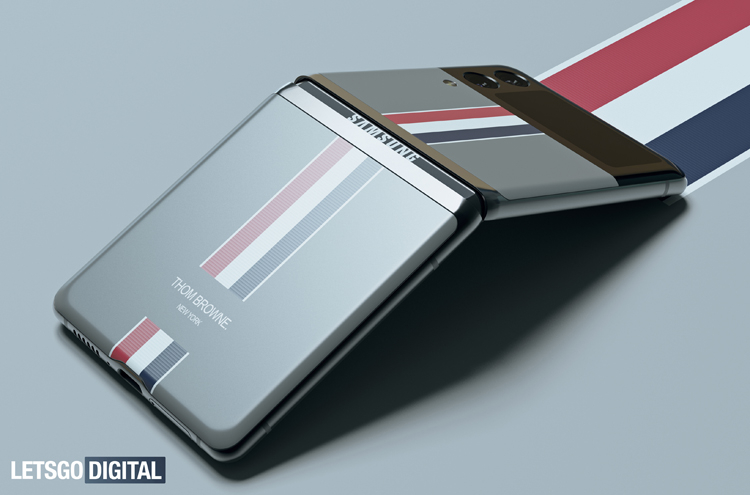Эксклюзивный смартфон Samsung Galaxy Z Flip 3 Thom Browne Edition показался на рендерах
