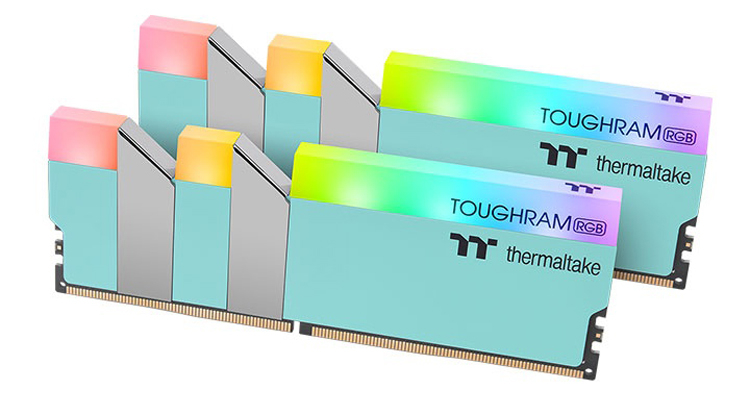 Thermaltake представила новые модули памяти ToughRAM RGB в необычном цветовом исполнении
